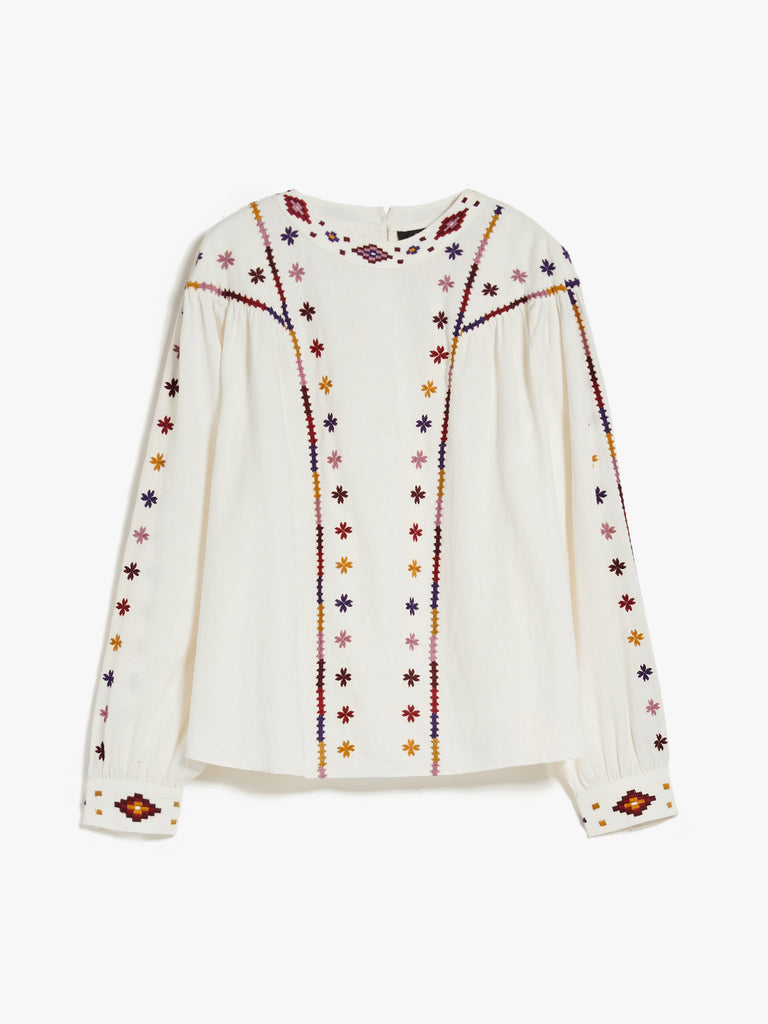 Cotton sable blouse