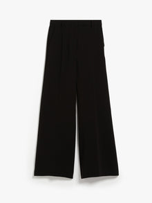Bell bottom trousers in cady