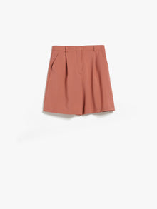Loose-fit shorts in wool