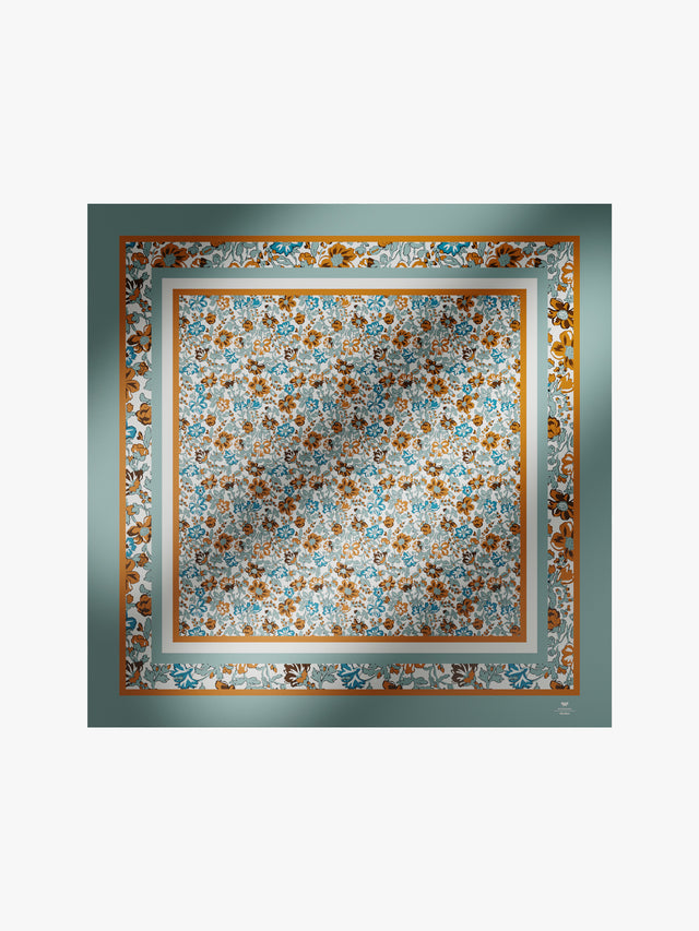 Silk twill shawl