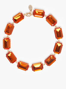 Necklace with bezels