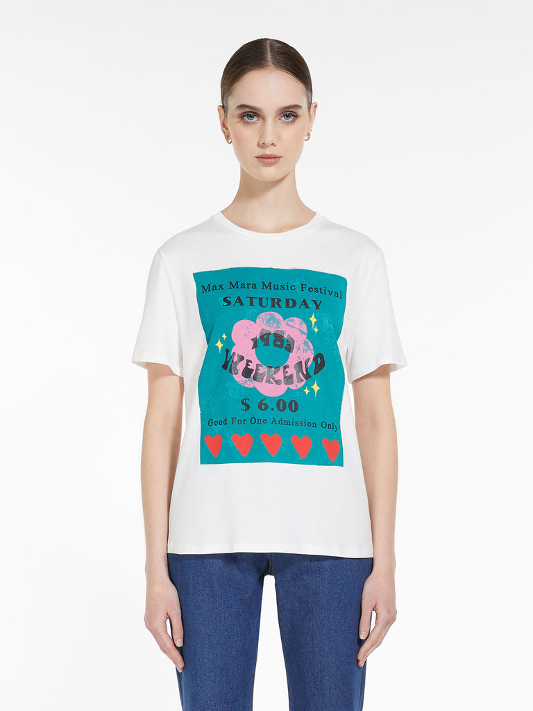 Printed jersey T-shirt