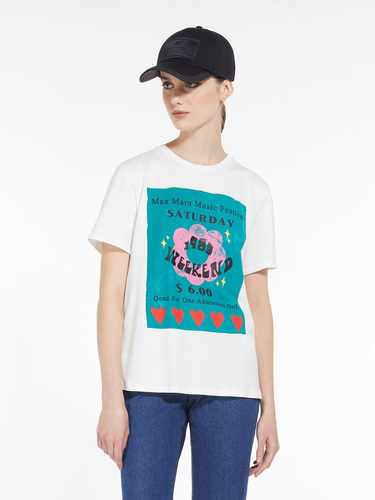 Printed jersey T-shirt