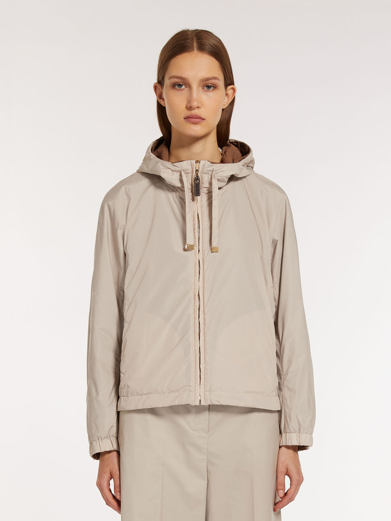 Reversible water-repellent technical taffeta jacket