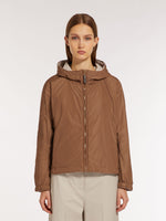Reversible water-repellent technical taffeta jacket