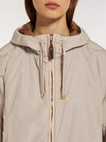 Reversible water-repellent technical taffeta jacket