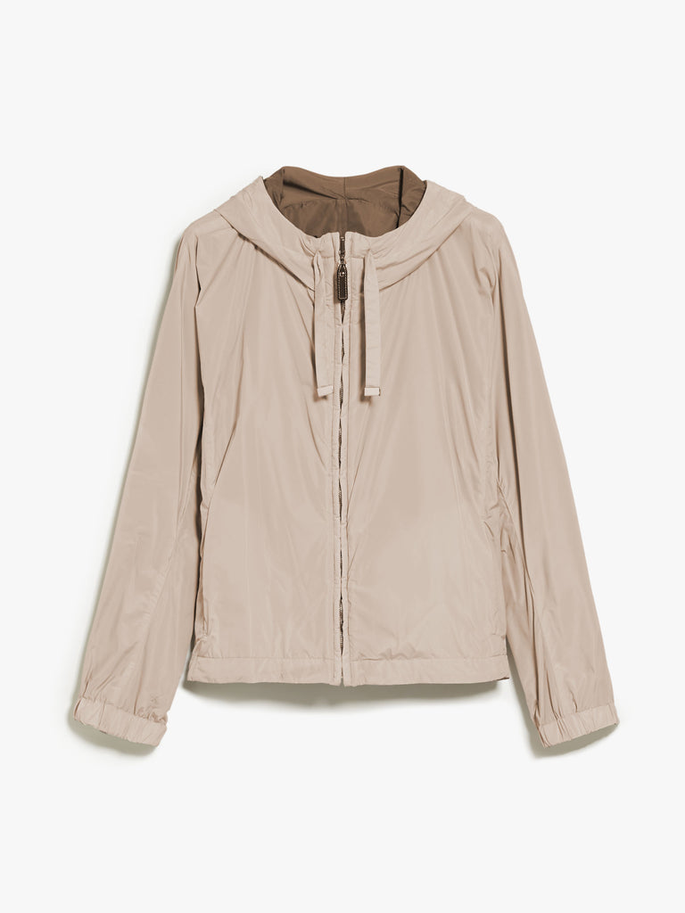 Reversible water-repellent technical taffeta jacket