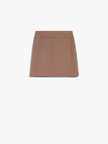 Wool bodycon skirt