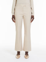 Stretch cotton trousers