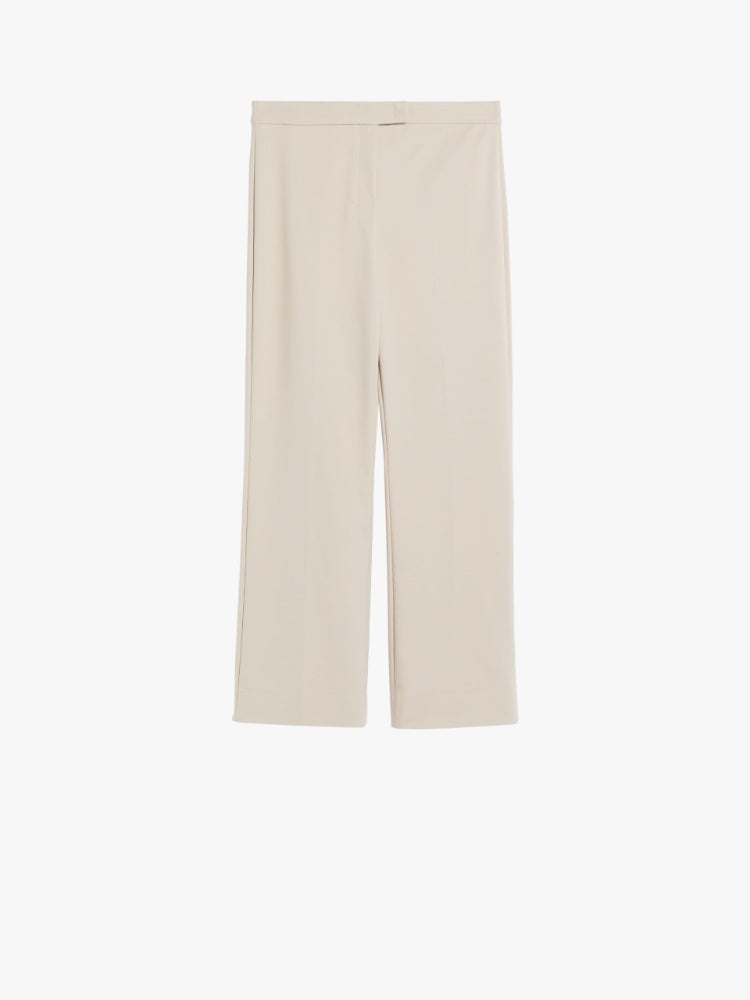 Stretch cotton trousers