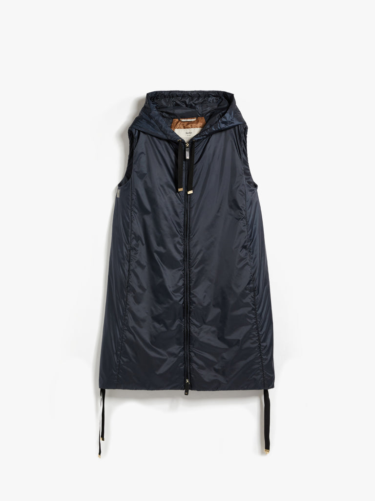 max mara water-resistant technical canvas gilet