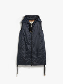max mara water-resistant technical canvas gilet for women