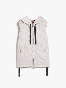 Water-resistant technical canvas gilet