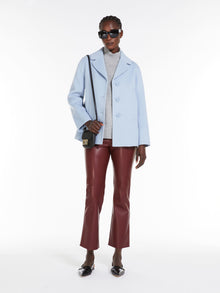 Wool and cashmere polo-neck sweater