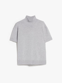 Wool and cashmere polo-neck sweater