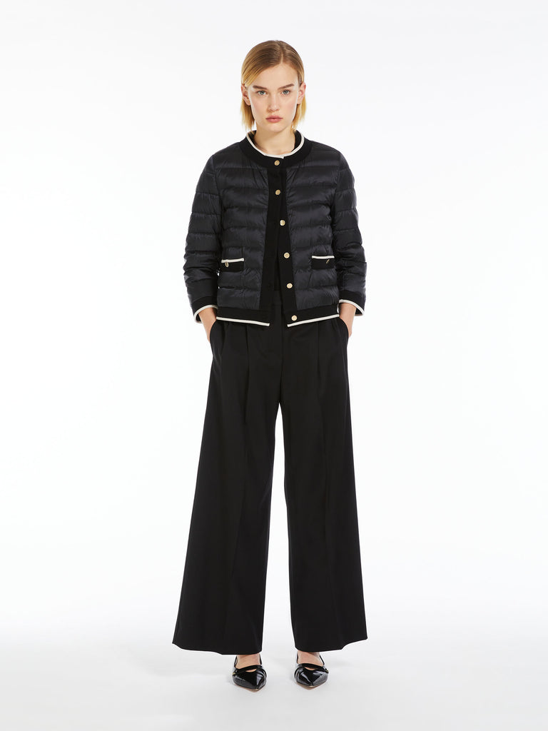 max mara water-resistant canvas short jacket