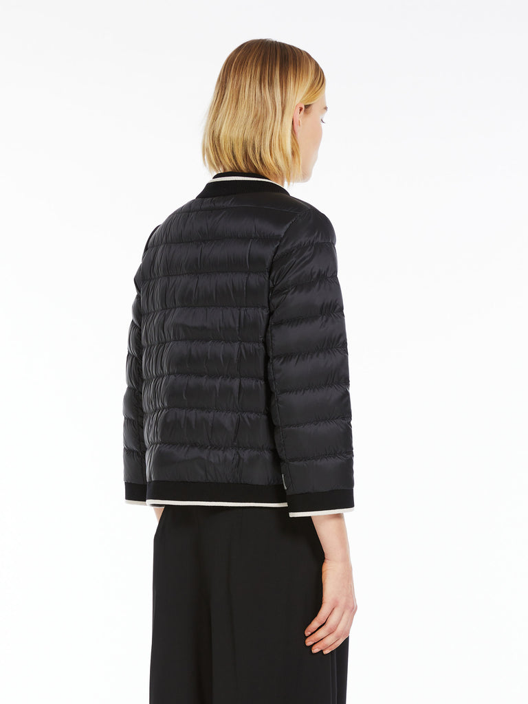 max mara water-resistant canvas short jacket