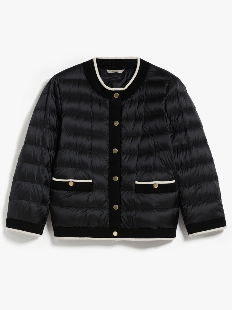 max mara water-resistant canvas short jacket