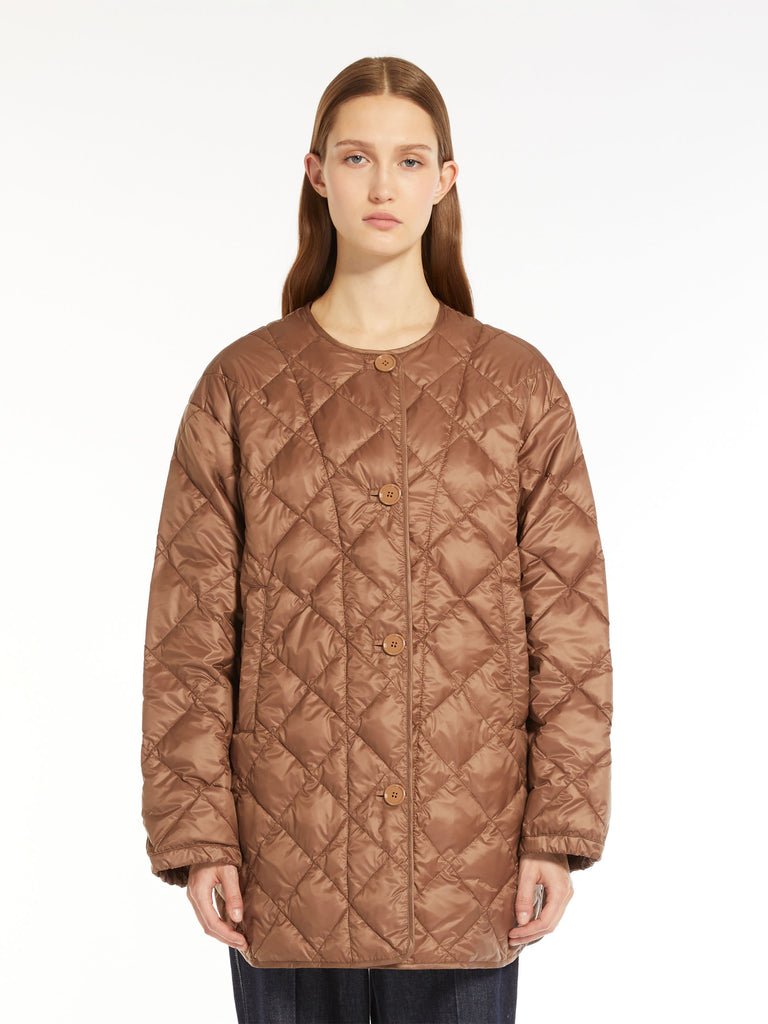 max mara water-resistant nylon canvas jacket