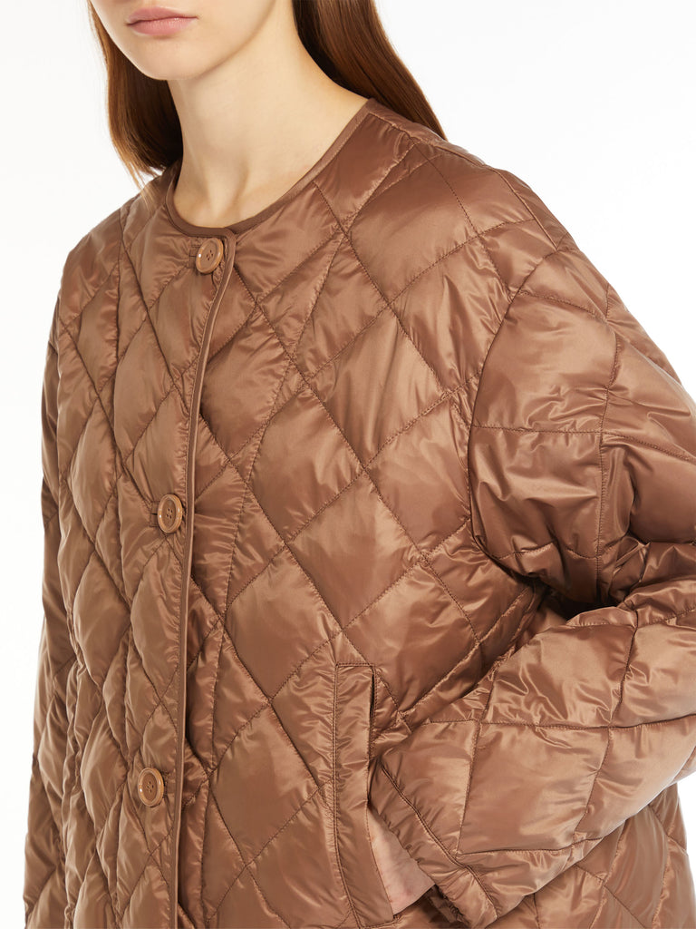 max mara water-resistant nylon canvas jacket