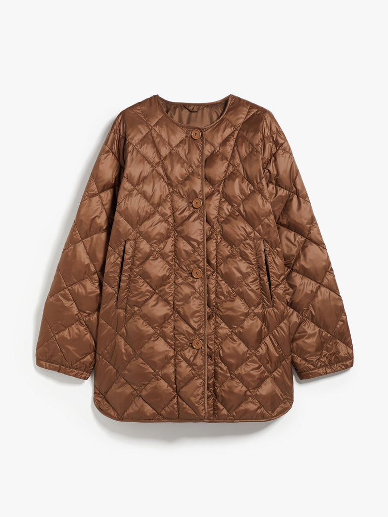 max mara water-resistant nylon canvas jacket