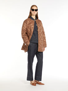max mara water-resistant nylon canvas jacket for women