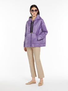 Reversible Parka In Water-Resistant Canvas for Women - Lavender - Max Mara UAE