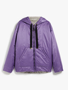 Reversible Parka In Water-Resistant Canvas for Women - Lavender - Max Mara UAE