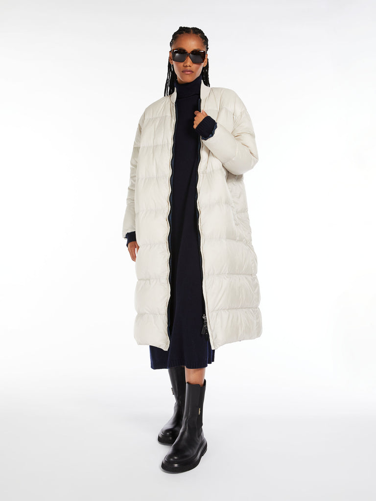 Reversible water-repellent canvas bomber jacket