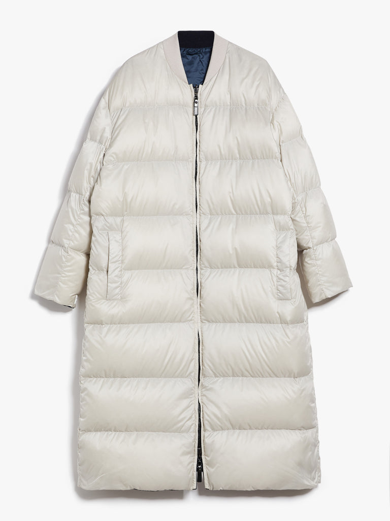 Reversible water-repellent canvas bomber jacket