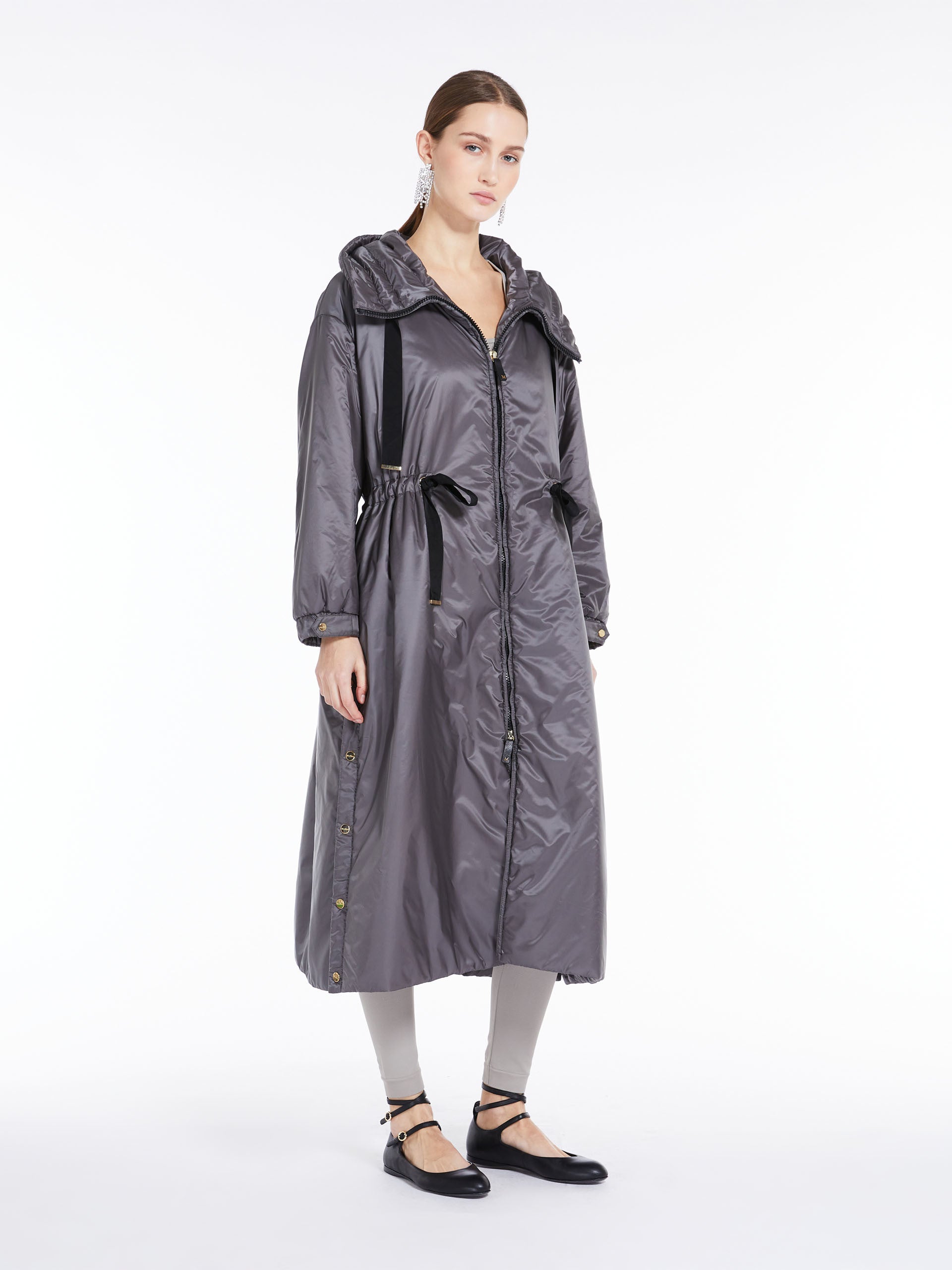 Water-repellent canvas parka