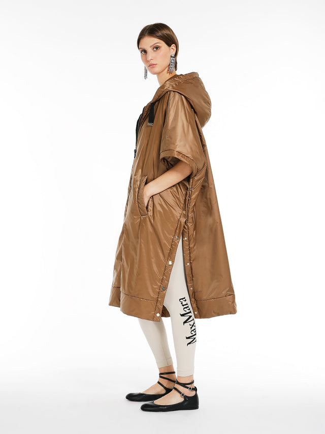 max mara water-repellent canvas cape for women