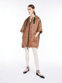 max mara water-repellent canvas cape for women
