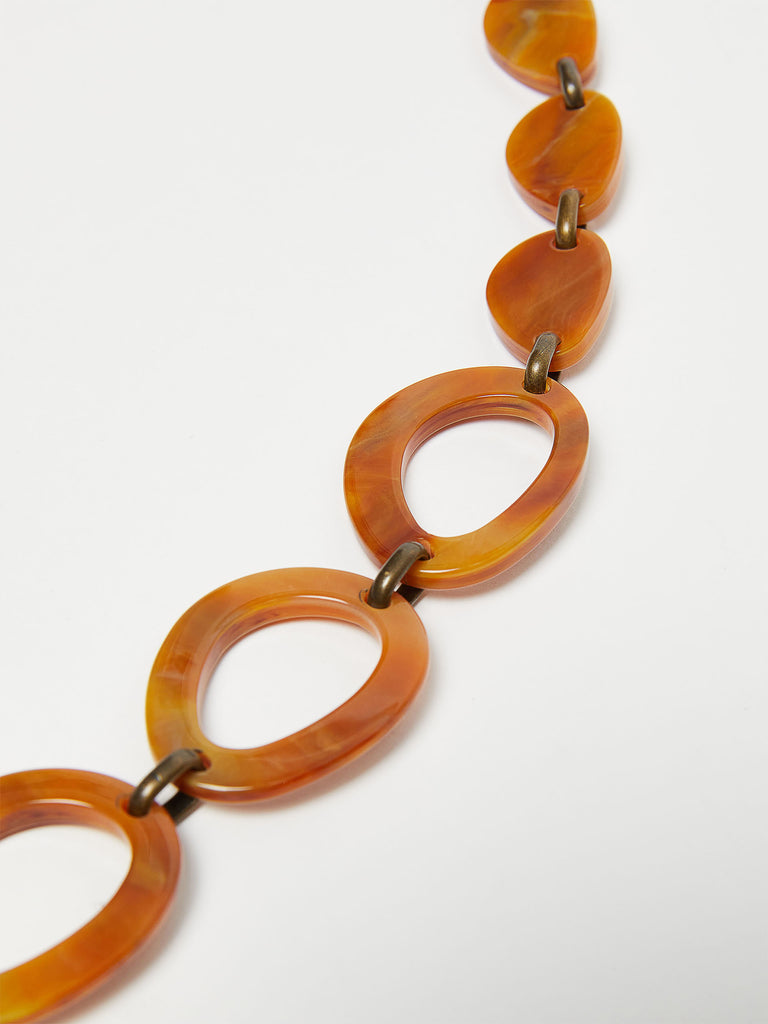 Resin ring necklace