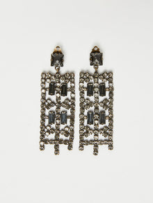 Rhinestone chandelier earrings